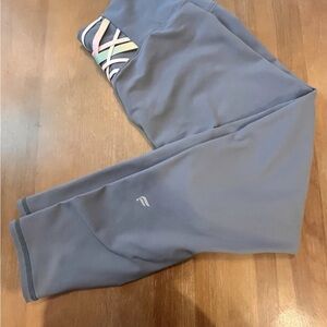 Fabletics Power Hold Storm Cloud Ombré All day Boost Crop Legging Size XL. NWT